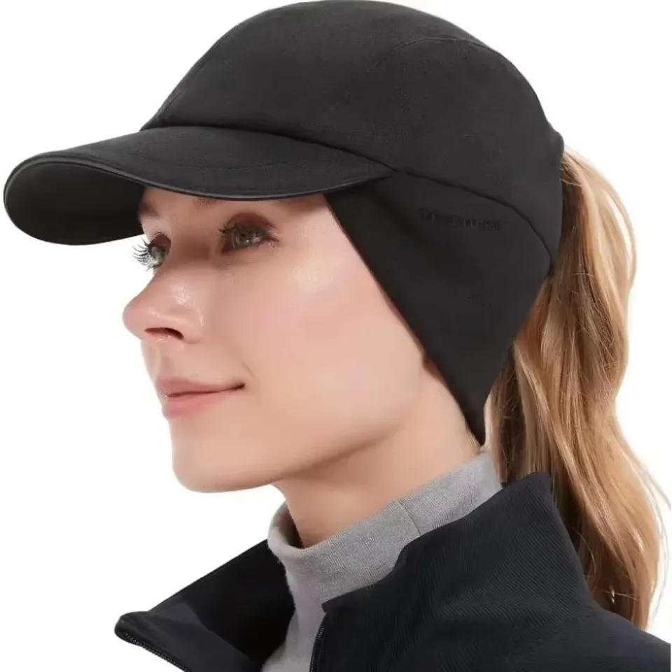 

Trendy Women's Winter Fleece Ponytail Hat - Fashionable & Functional for Winter Outings! Gadiemkensd