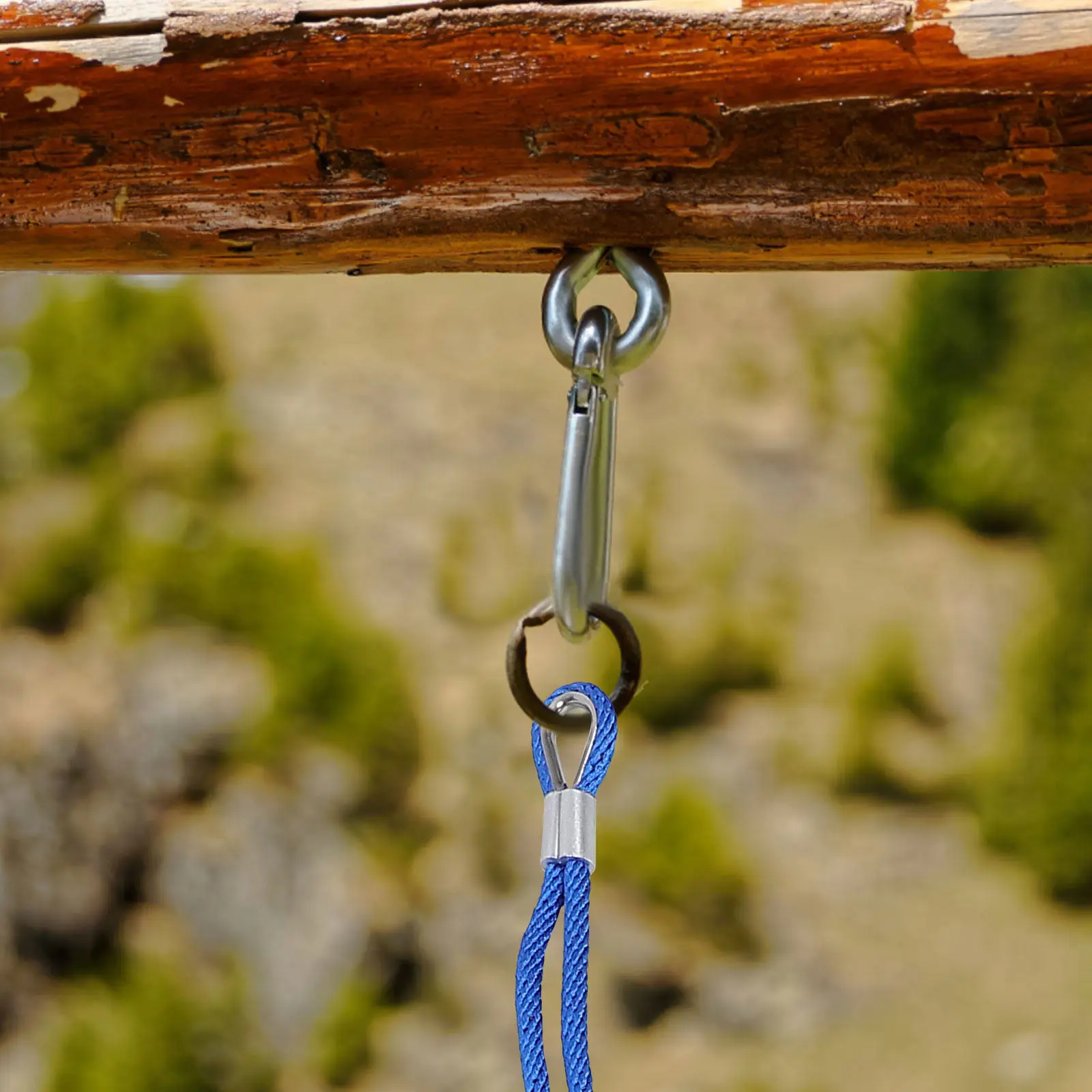 

Высокопрочный нейлоновый трос со стальным сердечником для уличных качелей, гамаков, подвесных кресел, качелей для веранды, для тяжелых нагрузок