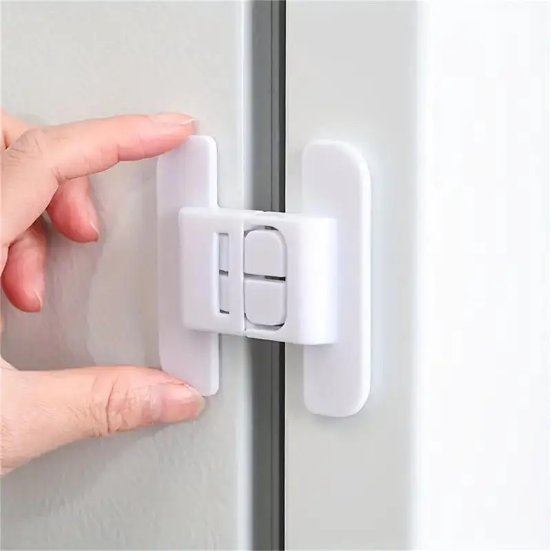 10Pcs Home Refrigerator Lock Baby Safety Fridge Freezer Door Lock Multi-function Safety Locks Children Security Protector