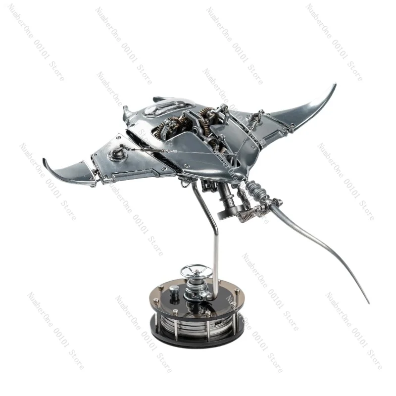 

Dynamic bionic, pure metal ornaments, mechanical manta rays