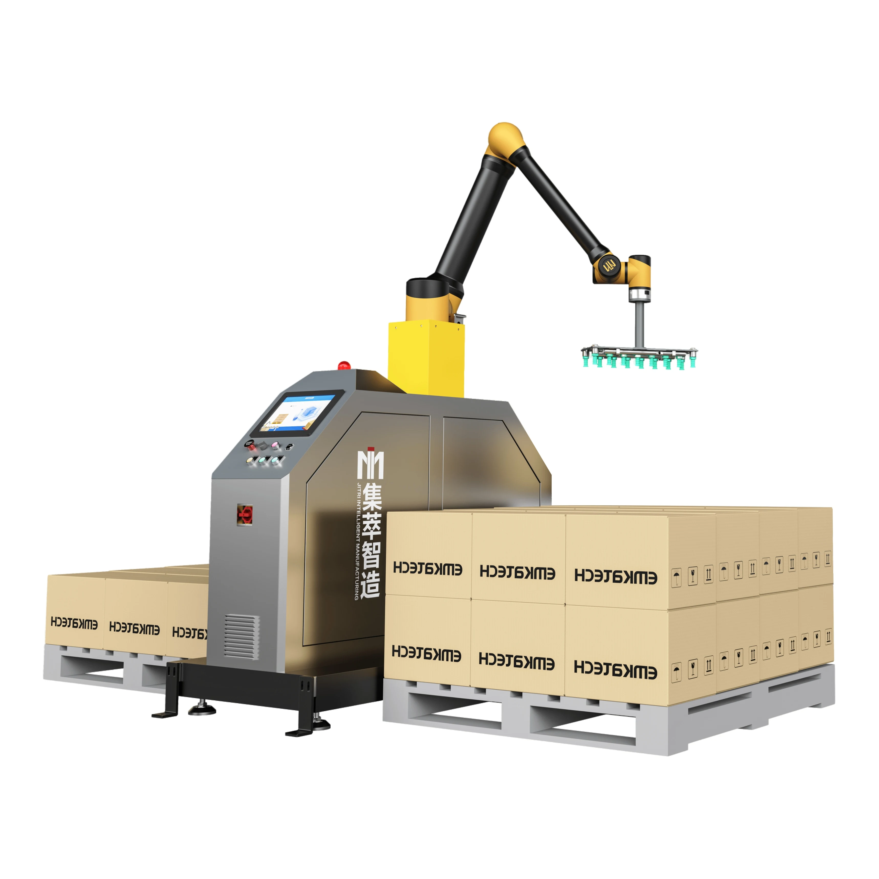 Fully Automatic Collaborative Cobot Palletizing Arm Machine with Factory Price for Industrial Palletizer Sorting