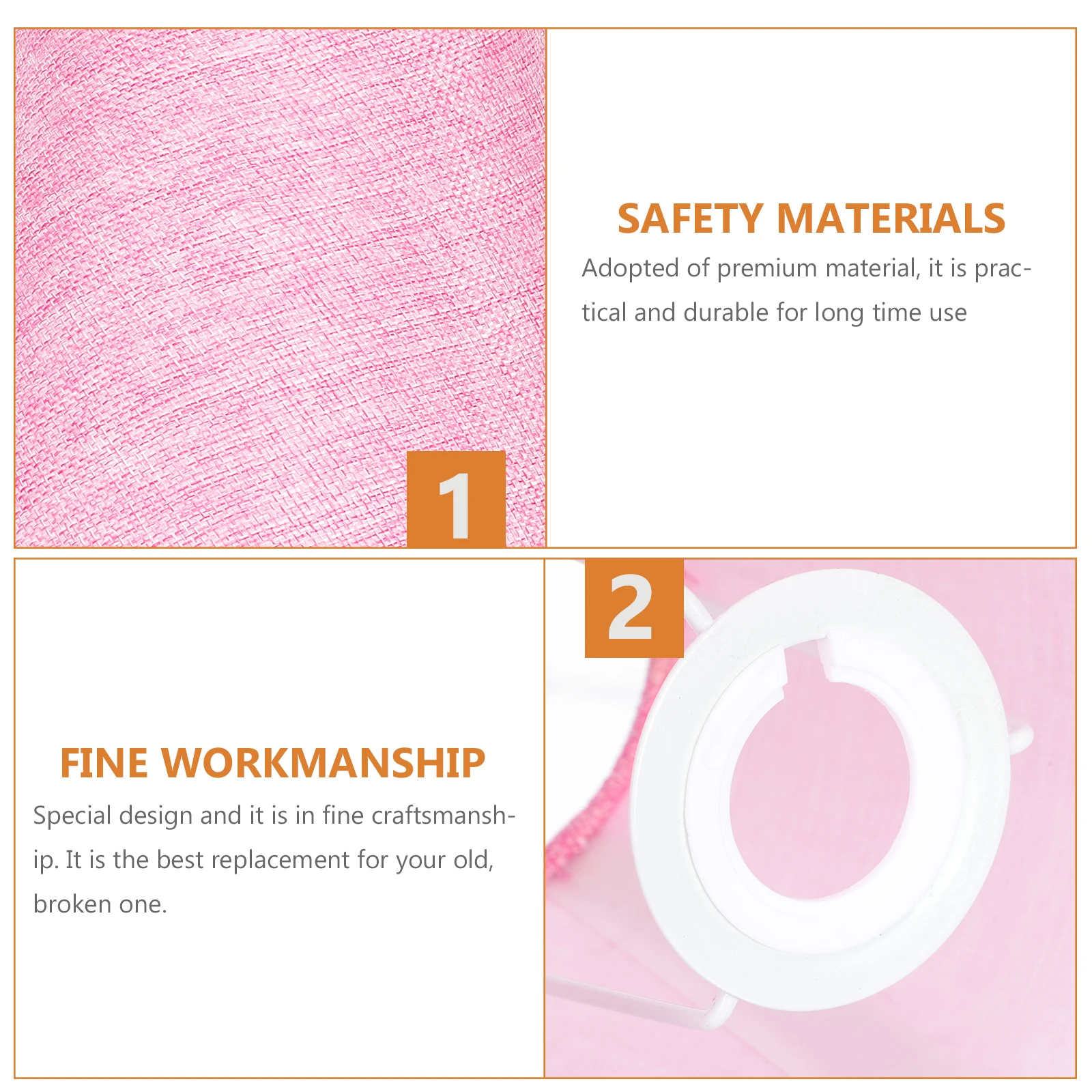 

Fabric Lampshade Durable Small Tabletop Household Cloth Lamp Shade Indoor Light Cover Desk Lamp Protective Dust Cover