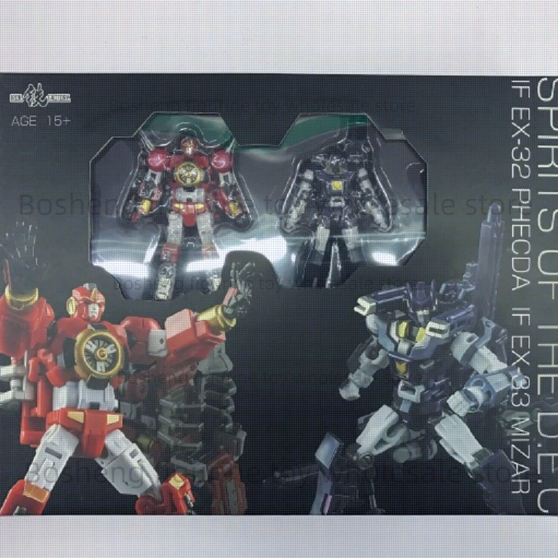 Nowe transformujące się zabawki Iron Factory IF EX-32 EX32 Phecda EX-33 EX33 Mizar DJD Figurki Akcji Roboty