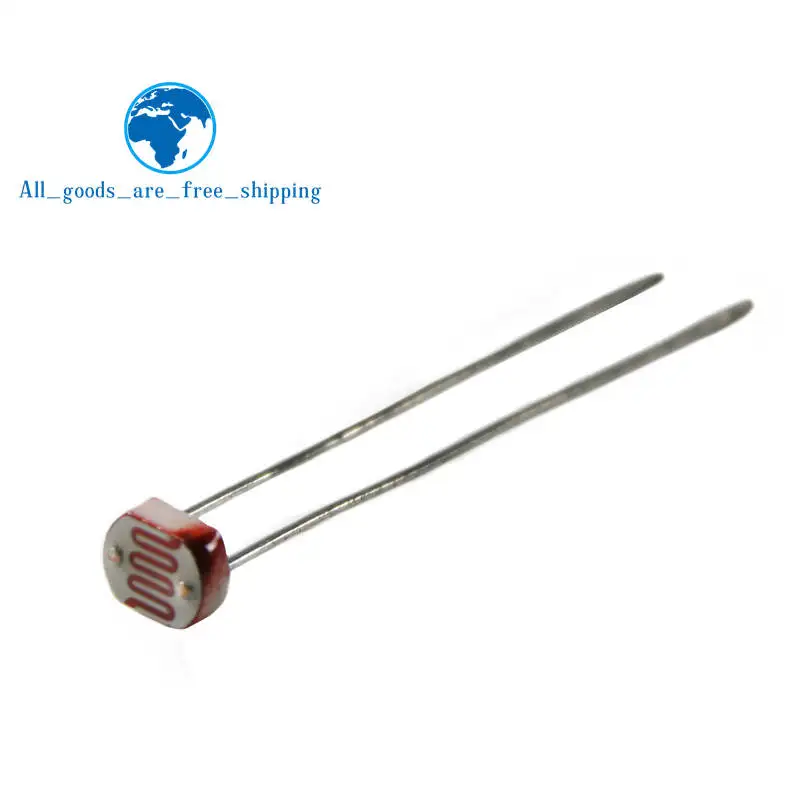 TZT-ضوء المقاوم المعتمدة ، Photoresistor ، المقاومة الضوئية ، 5506 ، 5516 ، 5528 ، 5537 ، 5539 ، LDR ، 5 مللي متر ، الجملة ، التجزئة ، 20 قطعة