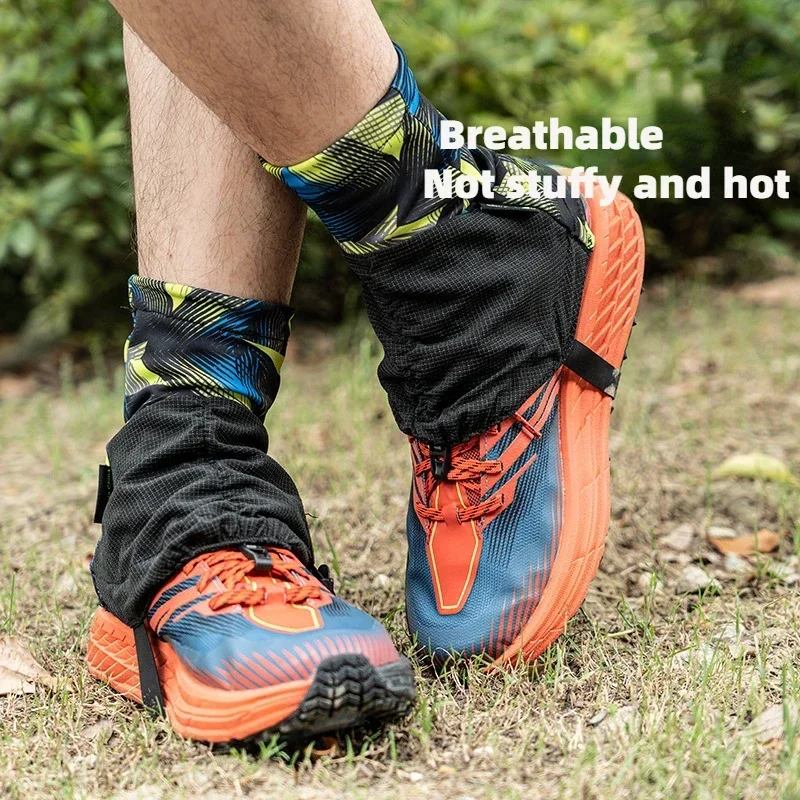 MAP BROTHER F1001 Outdoor Unisex High Running Trail Gaiters Protective Sandproof Shoe Covers For Marathon Hiking Reflective