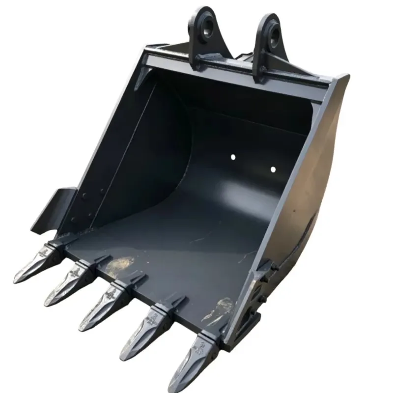 0.8 - 20 Ton Mini Excavator Bucket With Reinforced Tooth Holders Double Ear Structure for Farm Ditch Garden Digging Light Work