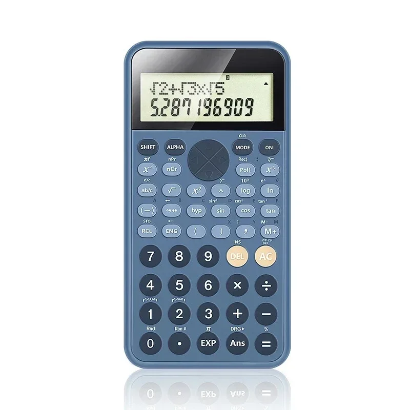 Scientific Function Calculator Student Examination Scientific Calculator Accounting Office Portable Two-line Display Calculator