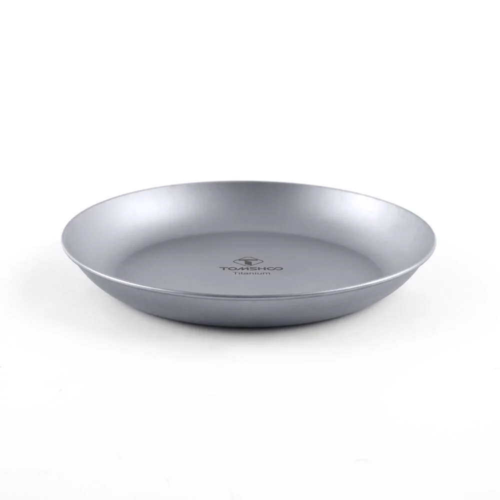 

Титановая походная тарелка TOMSHOO — сверхлегкая, круглая тарелка, пригодная для мытья в посудомоечной машине, для походов и пикников