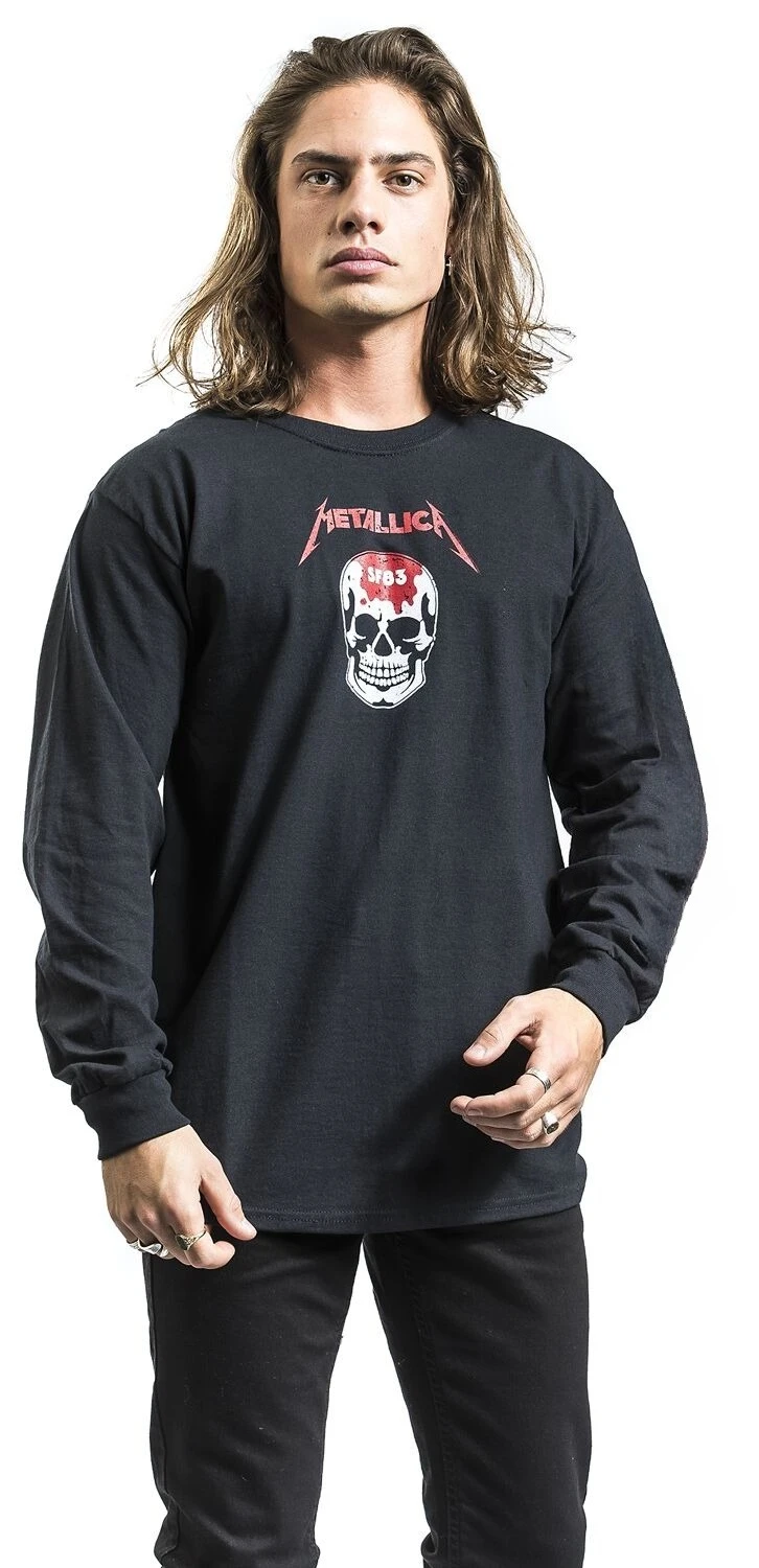 Kill 'Em All - Skull _ Metallica هوديي بأكمام طويلة لخريف وشتاء 2026 فاخر عالي الجودة لكل من الرجال والنساء Y2k #5