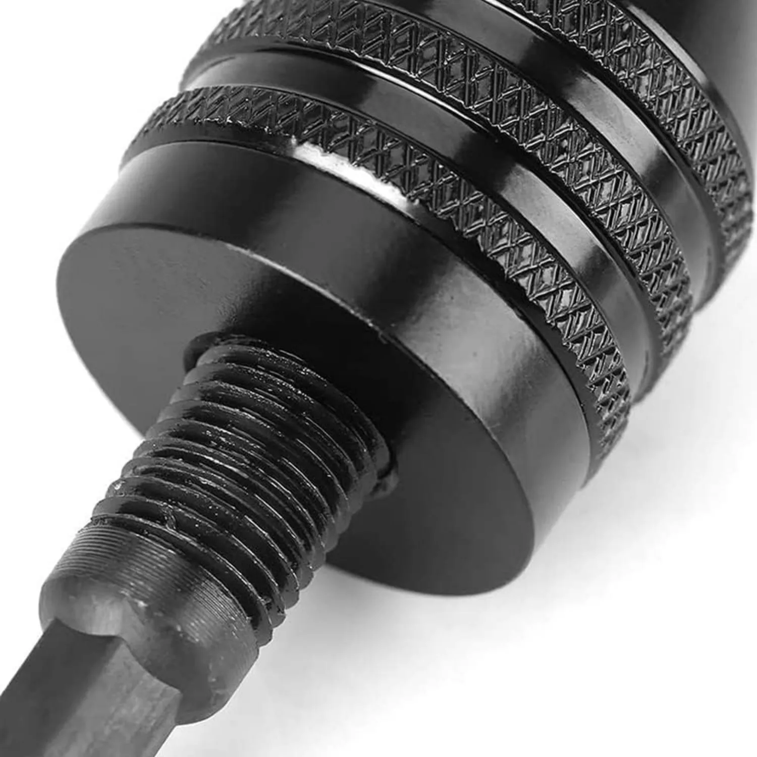 Keyless 1/4 Hex Shank Drill Bit Chuck Adapter 0.8-8.0mm 0.3-6.5mm 0.3-3.4mm Impact Driver Quick Change Converter Extension view 5