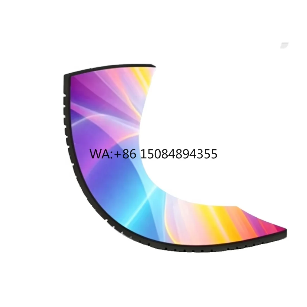Flexible Indoor Soft LED Module P2 P2.5 P3 Bendable LED Panel Customizable Curved Video Wall for Church Worship Nightclub