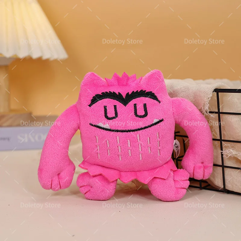 6 Stijlen Kawaii De Kleur Monster Pluche Pop Baby Sussen Kussen Zacht Dier Gevulde Emotie Plushie Poppen Voor Kinderen
