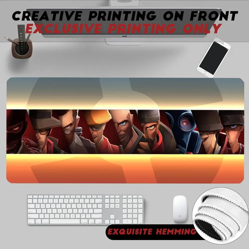 

Gamer Mouse Pad Non-Slip Rubber Edge locking mousepads New Cool Team fortress 2 Game play mats for notebook PC computer