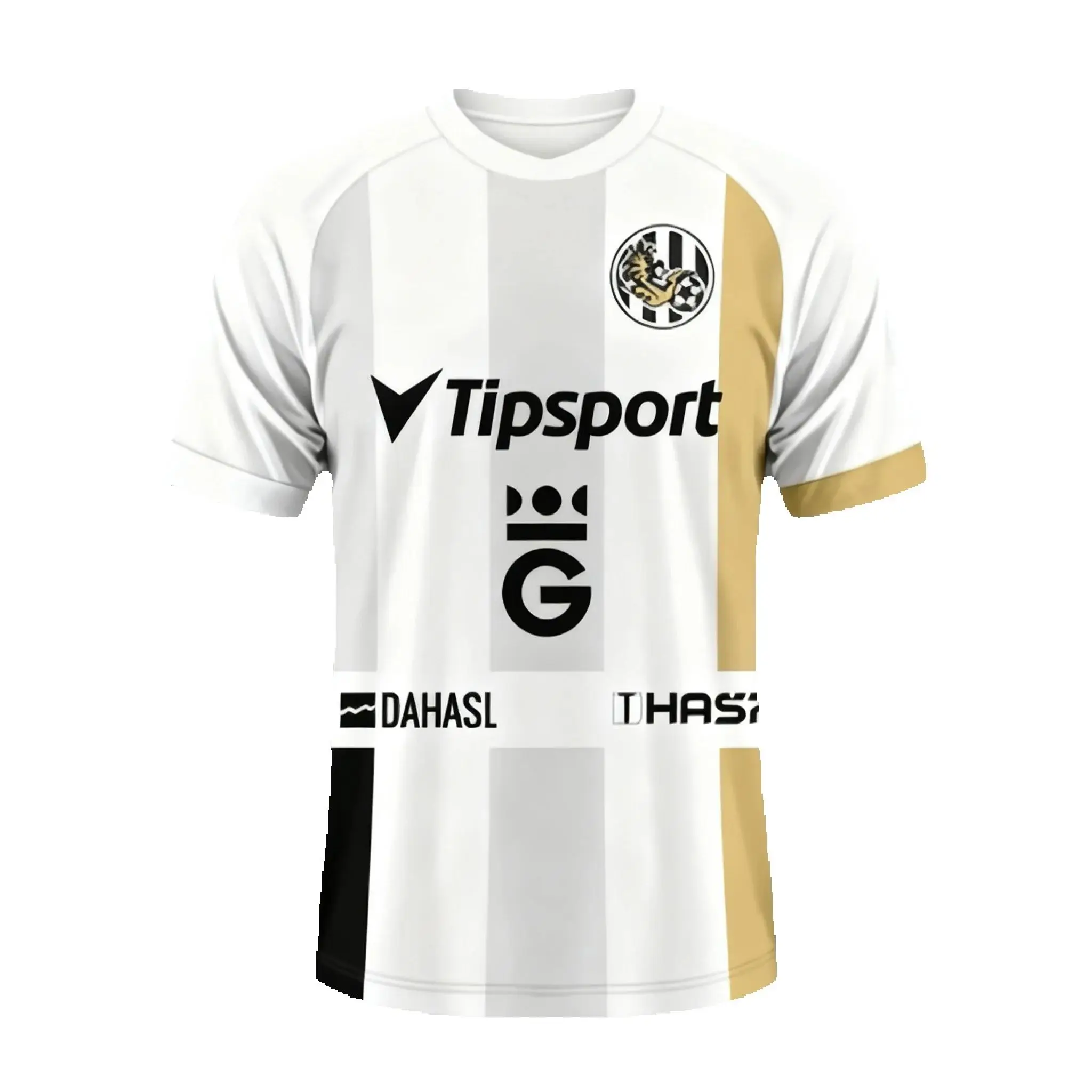 

Мужская футбольная рубашка Hradec Kralove с короткими рукавами, молодежная дышащая быстросохнущая свободная тренировочная футбольная рубашка, толстовка унисекс