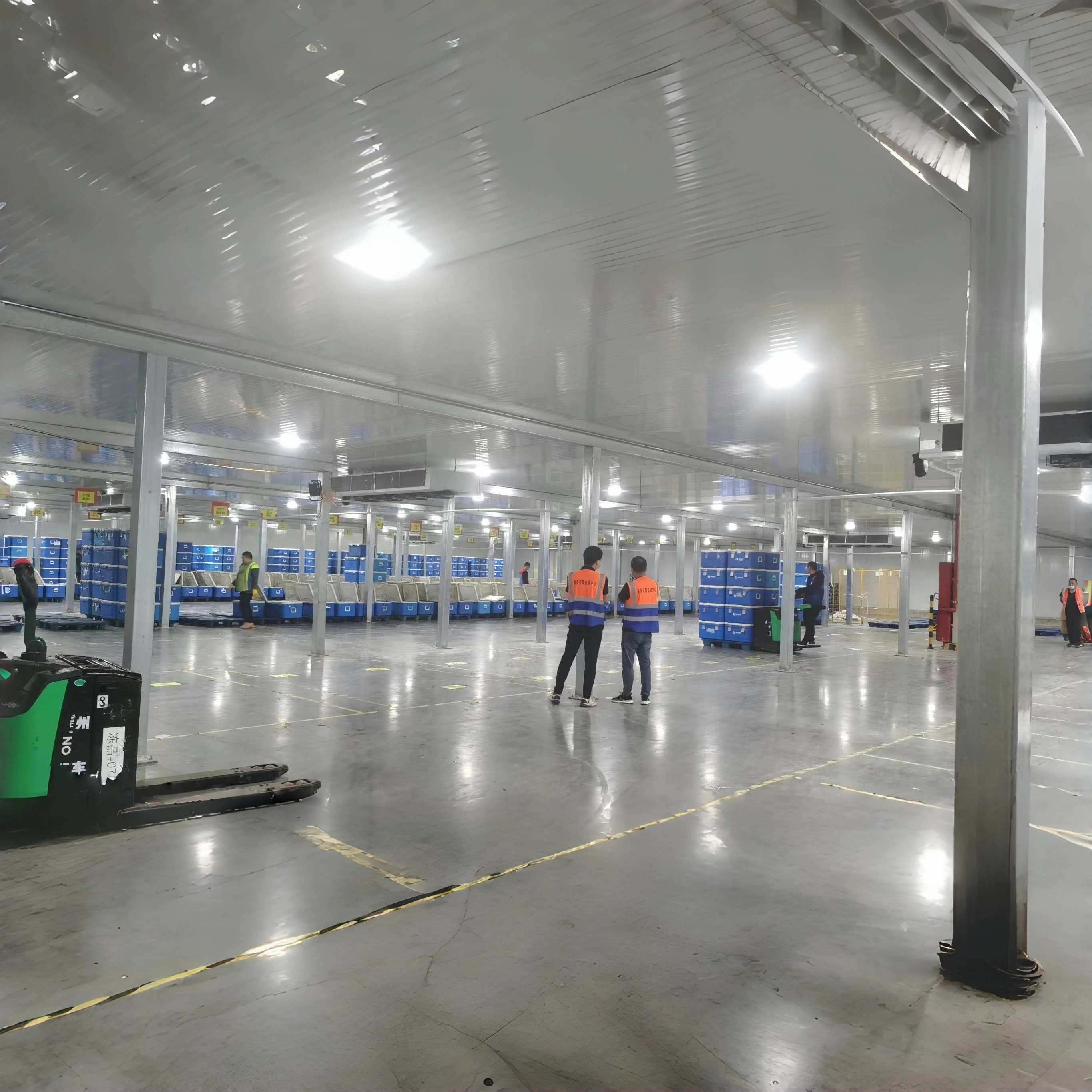 Industria Chambre Froide Unità di stoccaggio del freddo Conservazione del freddo Macchina Sala di stoccaggio Evaporatore Industria Conservazione del freddo per carne di verdure