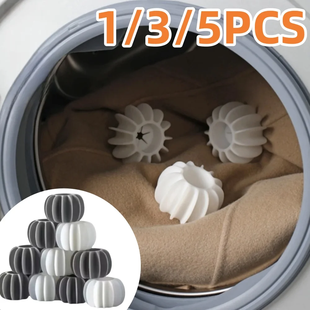 1/5 adet silikon çamaşır topu yeniden kullanılabilir anti-dolaşmayan giysi temizleme topu çamaşır makinesi leke çıkarma saç Catcher temizleme aracı