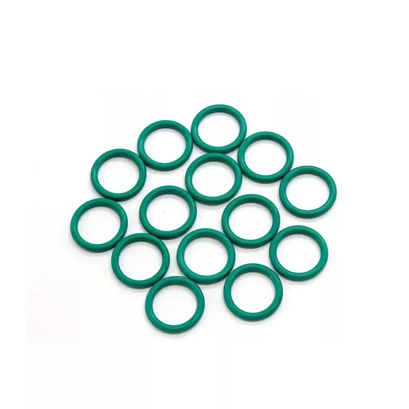 Green FKM Fluorine Rubber O Ring Thickness 2.4/3.1/3.5 mm CS OD 8-70 mm Round O-Rings Seal Washer Oil and Acid Resistant