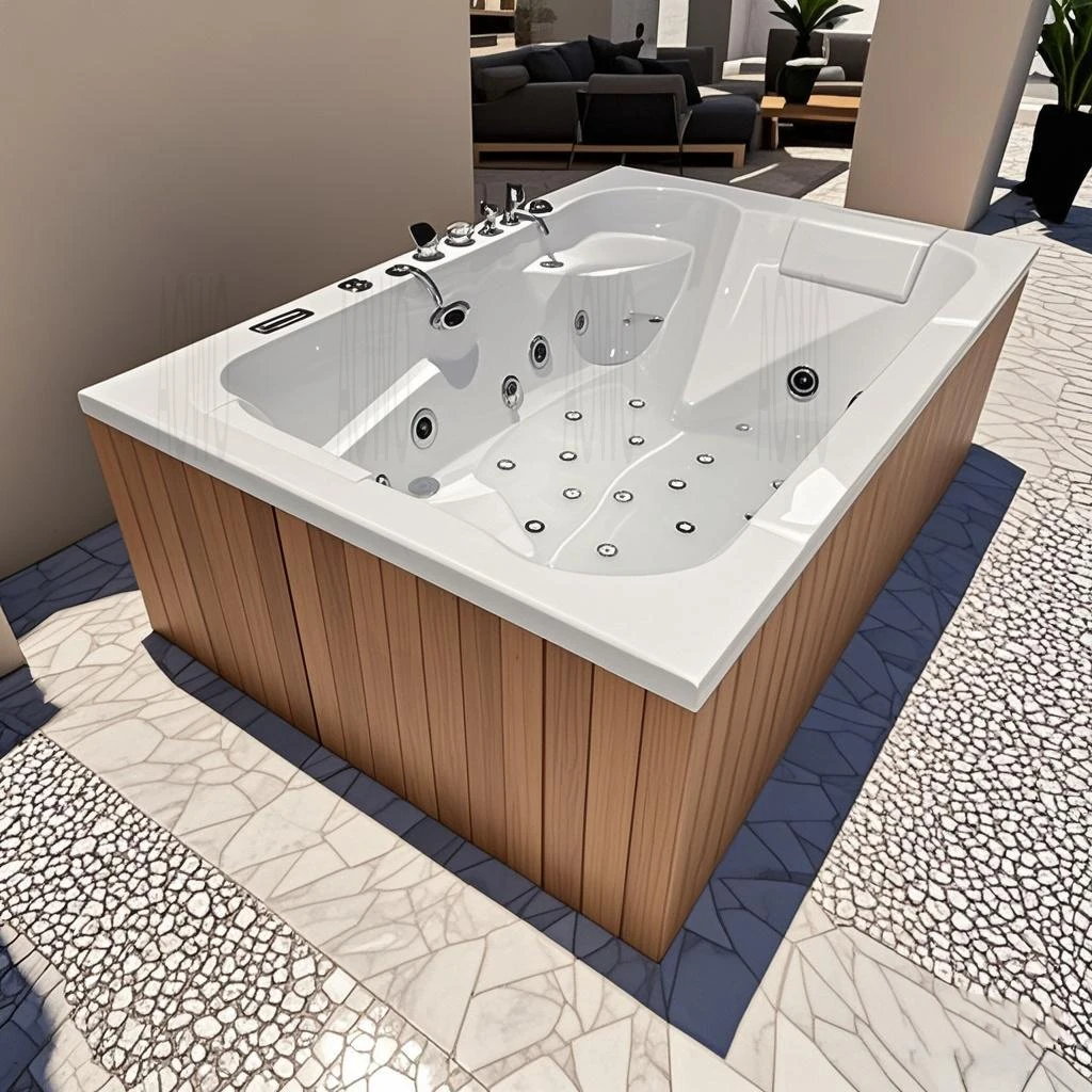 Outdoor 2-person Bathtub Whirlpool Jacuzziss Hot Tubs Outdoor Spa Pools Outdoor Spa Hot Tub Sexy Massage