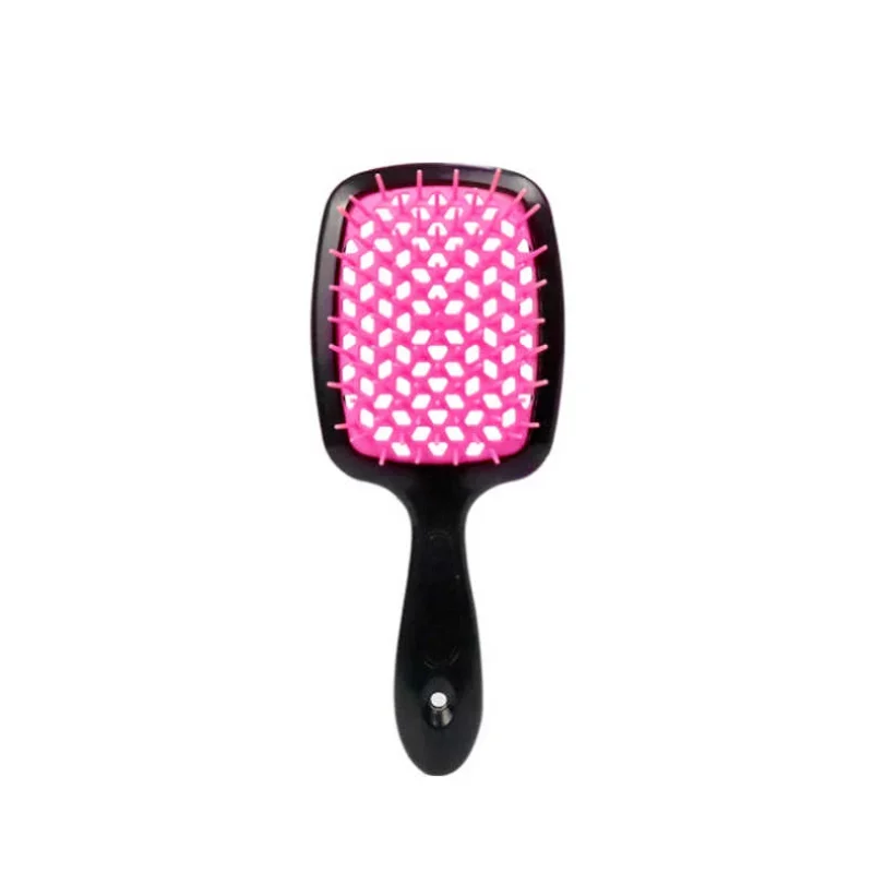 Tangled Hair Comb Detangling Brush Massage Combs Hollow Out Wet Curly Brushes Barber Salon Styling Tools