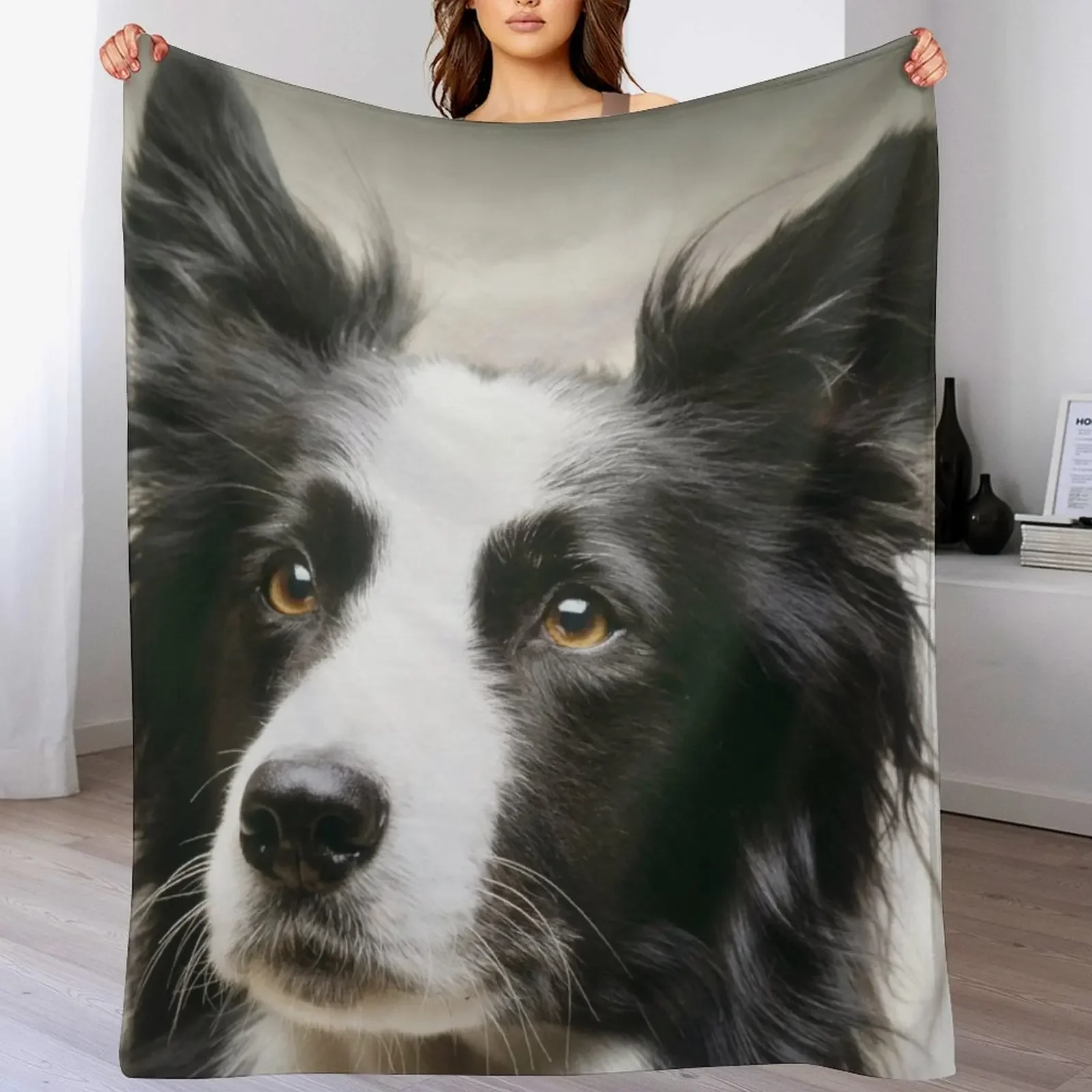 

Working Border Collie Throw Blanket Bed Luxury St Bed linens Blankets