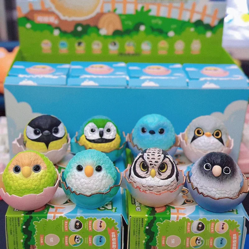 Original dodowo jojo pássaro v4 sonho ilha série caixa cega gordura jojo kawaii pássaro estatuetas caixa mistério quarto ornamento presente do feriado