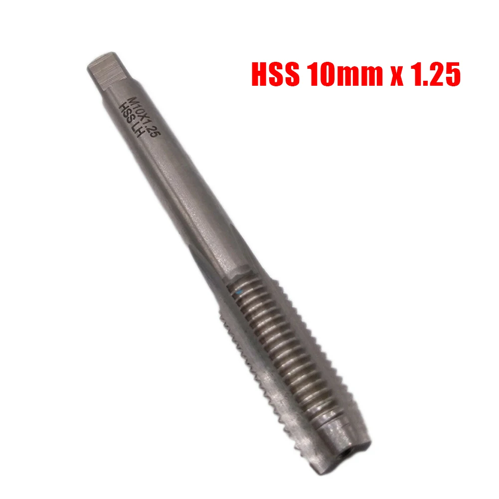M10 x 1 25mm Left Hand Threading Tool HSS Construction for Long Lasting Use 80mm Overall Length for Smooth Operations