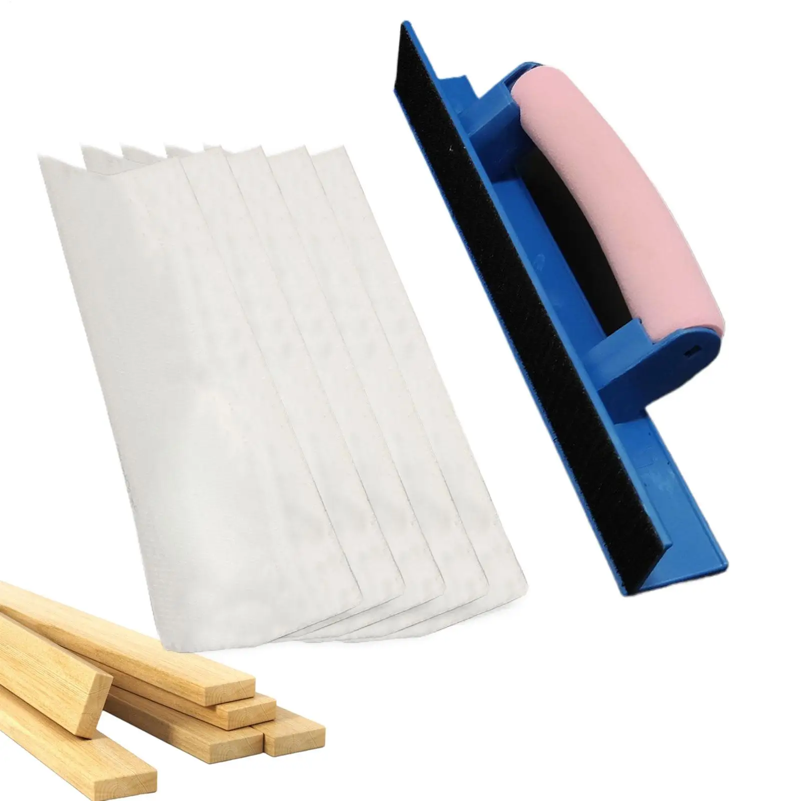

Sanding Tools 90 Degree Triangular Sander Handheld Gadget With 50 Sheets Sandpaper Set For Beginners Crafting Art Work Furniture