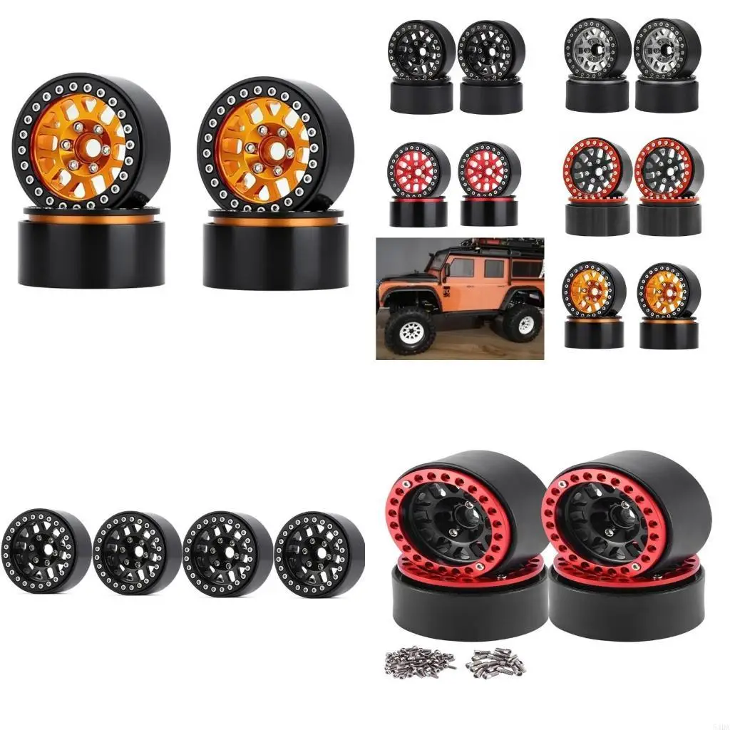 

54DA Trendy Metal Beadlock for Remote Control Car Enhances Vehicle Appearance