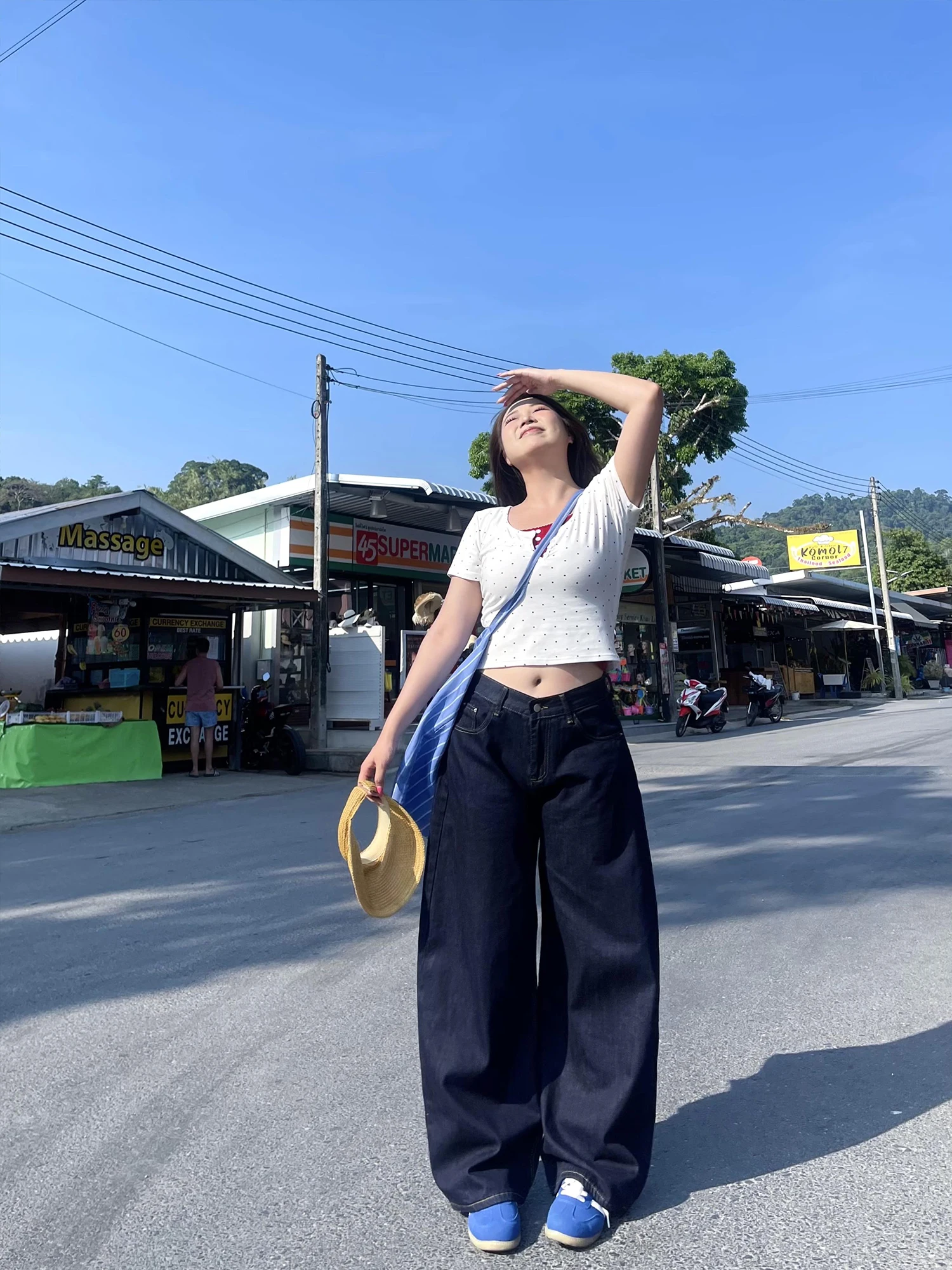 

High Waist Wide Leg American Retro Denim Jeans Women Summer New plus Size Loose Straight Long Pants plus Size Faion Ladies
