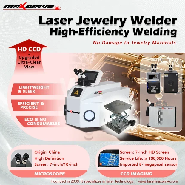 YAG Laser Spot Welder Desktop Fiber Laser Welding Machine for Jewelry Gold Silver Alloy Precision Welding Dental Frame Repair