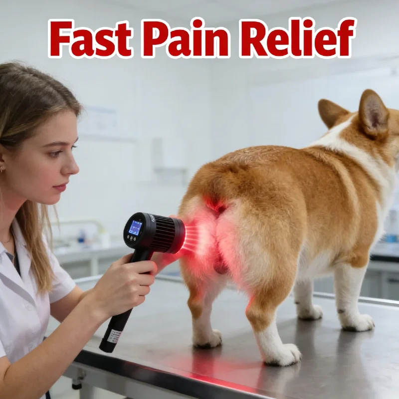 5W Dual Wavelength Cold Laser Device 6x808nm 19x650nm, Effective Therapy for Chronic Pain Muscle Recovery Home