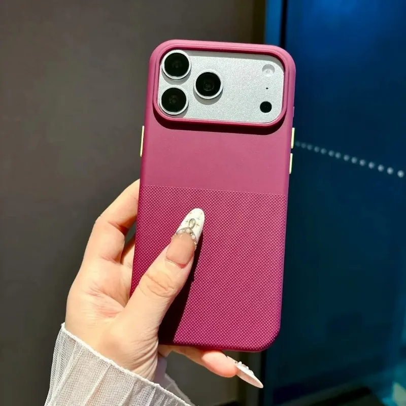 Flüssig-Silikon-Handyhülle für iPhone 17 Pro 16 15 14 13 18 Pro Max Plus Air Magnetisches Kabelloses Ladegerät Stoßfeste Schutzhülle