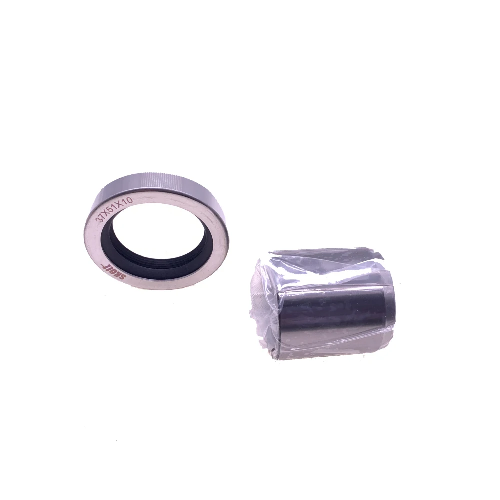 

4pcs/lot 25*32*38/ 45*50*16 PTFE shaft oil seal stainless steel bushing sleeve