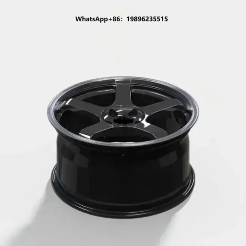 Factory Wholesale 5-Hole Black Painted Aluminium Alloy 4WD Car Wheel Hub with 100mm PCD and 20mm