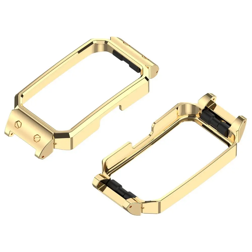 Neue 12MM Metall Fall Ersatz Schutz Schutzhülle Anti-scratch Zubehör Uhr Rahmen Stoßstange für Huawei Band 10/9/8