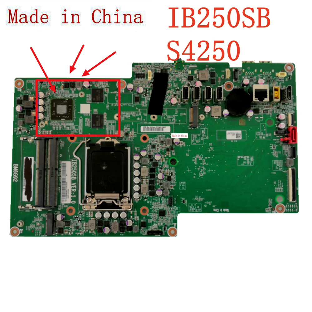 

Ib250sb motherboard suitable for Lenovo s4250 1151 ddr4 motherboard 100% test OK send