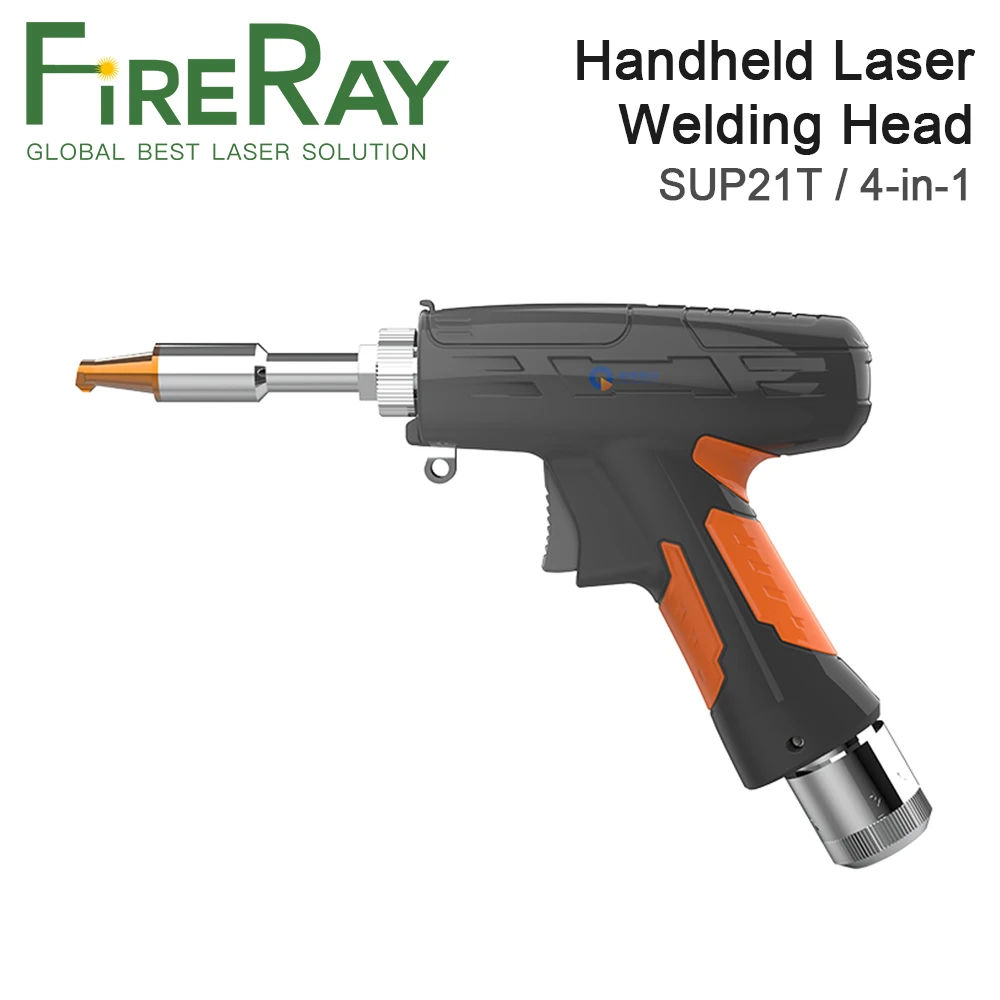 FireRay SUP21T Handheld Fiber Laser Welding Head 4-in-1 for Laser Welding Cleaning Cutting Welding Seam Cleaning