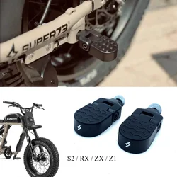 New Fit Super 73-ZX 73-RX 73-S2 73-Z1 Dedicated Rear Passenger Footrest Pedals Foot Pedal For SUPER73 73RX / 73S2 / 73ZX / 73Z1