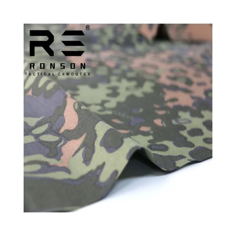 

hot sale 500D nylon oxford Oak leaf Pattern Spring camouflage tactical fabric use for bag vest in stock
