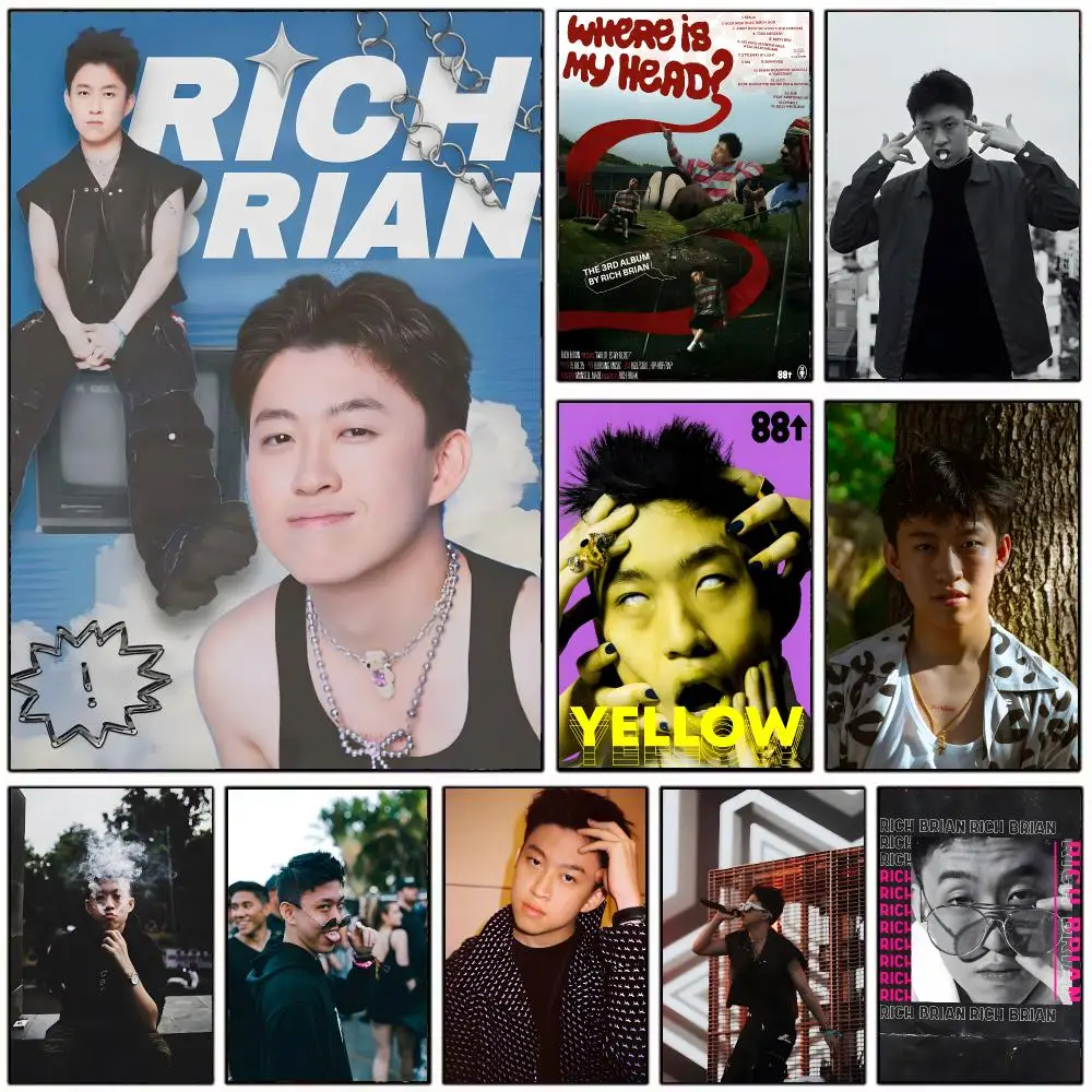 Rapper R-rich Brian Poster Modern Home Decoration Interior Design & Contemporary Wall Art Collection