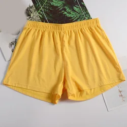 Männer Baumwolle Unterwäsche mittlere Taille Slips Ausbuchtung Beutel Unterhose sexy Shorts Trunks Schlaf hosen nach Hause lässig Wohnungen