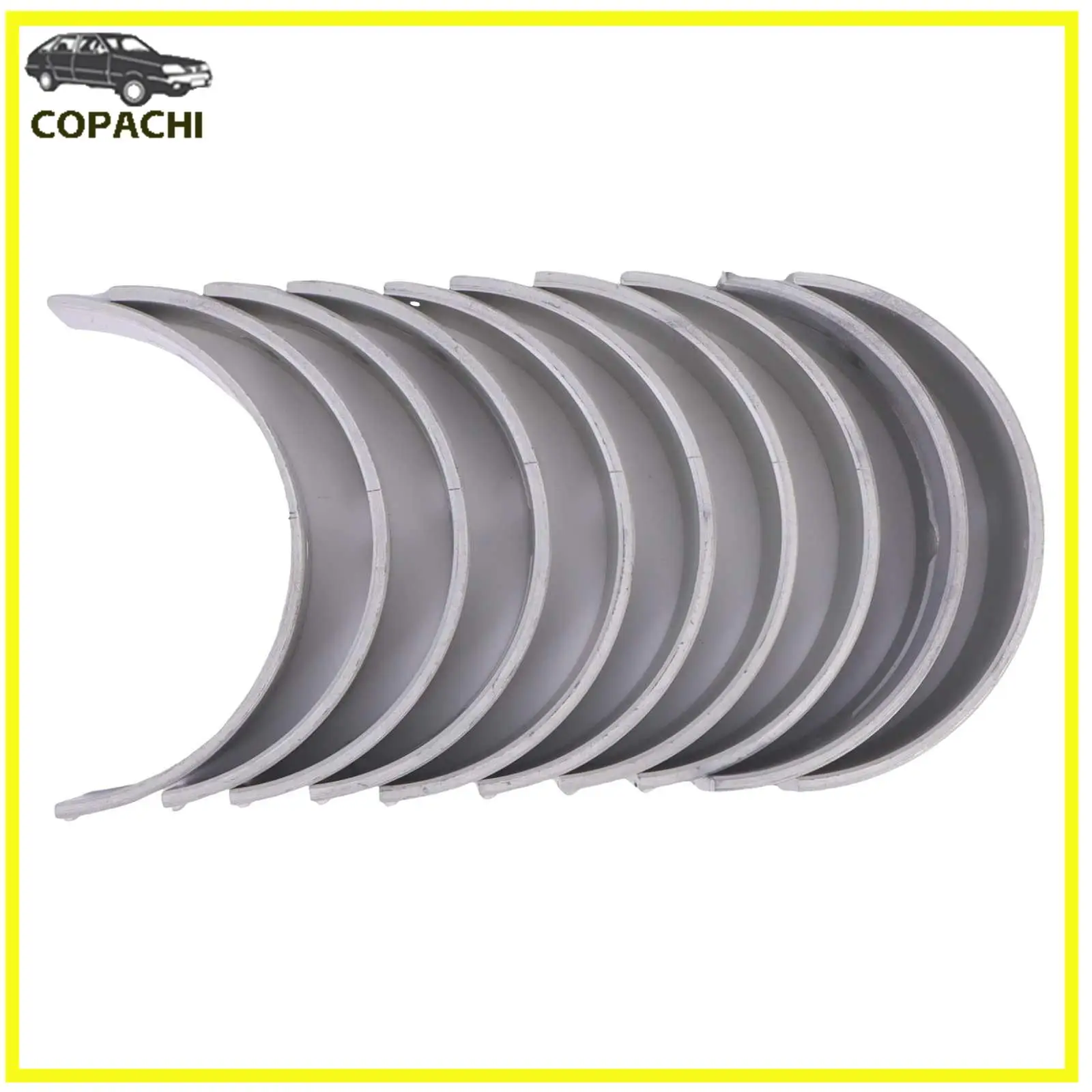 

10pcs M278 Engine Crankshaft Tile Main Bearings Set 2760331501 2780330201 For Mercedes-Benz GL450 S500 G63 W222 W212 W166 M157