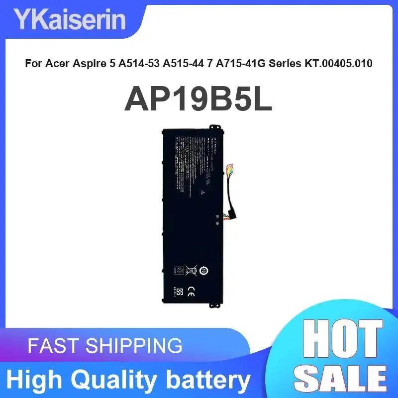 

Hardwearing For Acer Aspire 5 A514-53 A515-44 7 A715-41G Series KT.00405.010 Laptop Battery 54.6Wh AP19B5L