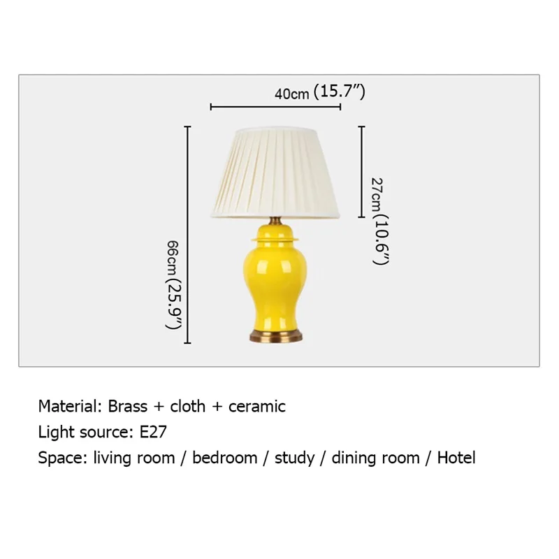 Lampada da tavolo in ceramica RONIN ottone rosso contemporaneo lampada da scrivania di lusso a LED per la camera da letto sul comodino di casa