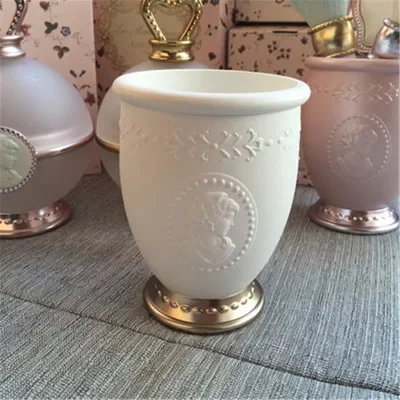 Principessa Regina Viso Guancia Pentola Corona Blush Portabicchieri Scatola Polvere Trucco di bellezza Contenitori per cosmetici Barattolo per imballaggio