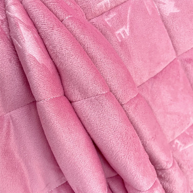 Embossed Crystal Fleece Coral Fleece Comfortable Skin-friendly Bed Skirt Universal Student Dormitory