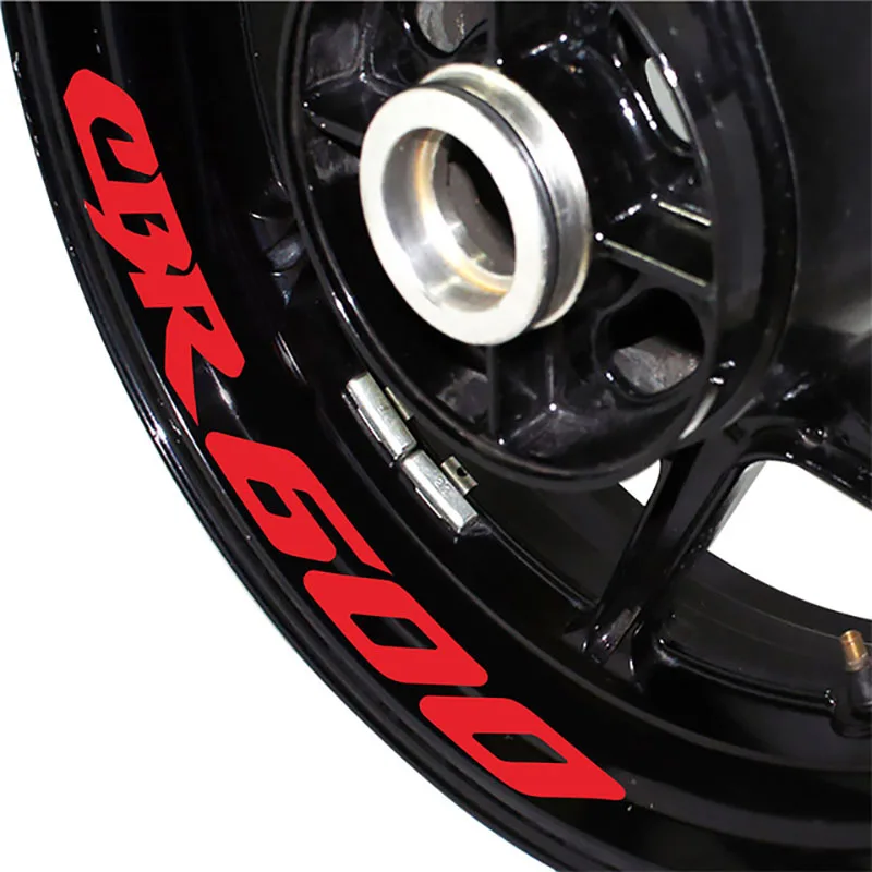 cbr600rr cbr600f2 New Motorcycle Wheels Waterproof Decals Rim Reflective Decoration Stickers For Honda CBR600RR CBR600 CBR600F2