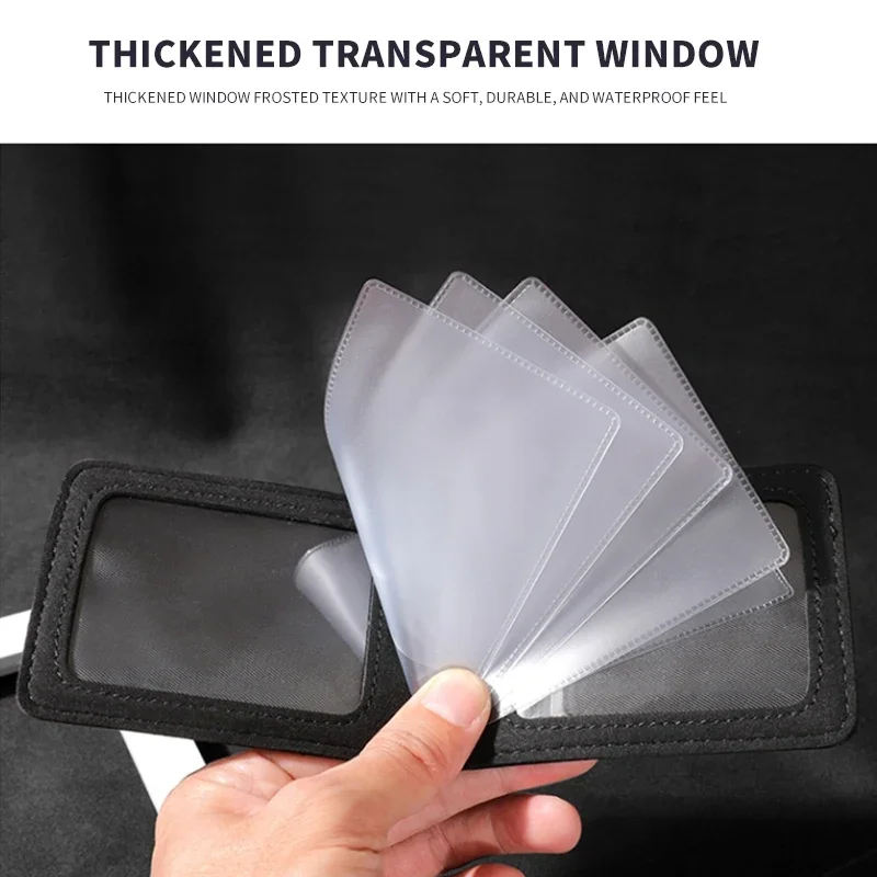 حامل رخصة القيادة من جلد الغزال حافظة رفيعة للغاية لبطاقة الهوية حامل بطاقة الائتمان لتويوتا سبورت GR Sport RAV4 C-HR أفينسيس برادو بريوس