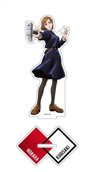 Anime  Maki Satoru Yuji Megumi Nobara Figure Doll Acrylic Stand Model Plate Cosplay Toy for Gift image 4