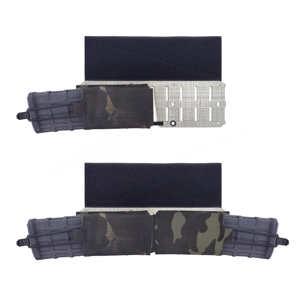 Tactical Raiders Drop-Wing Lower-Hanging Adapter Plate with Vertical MOLLE Extension Panel